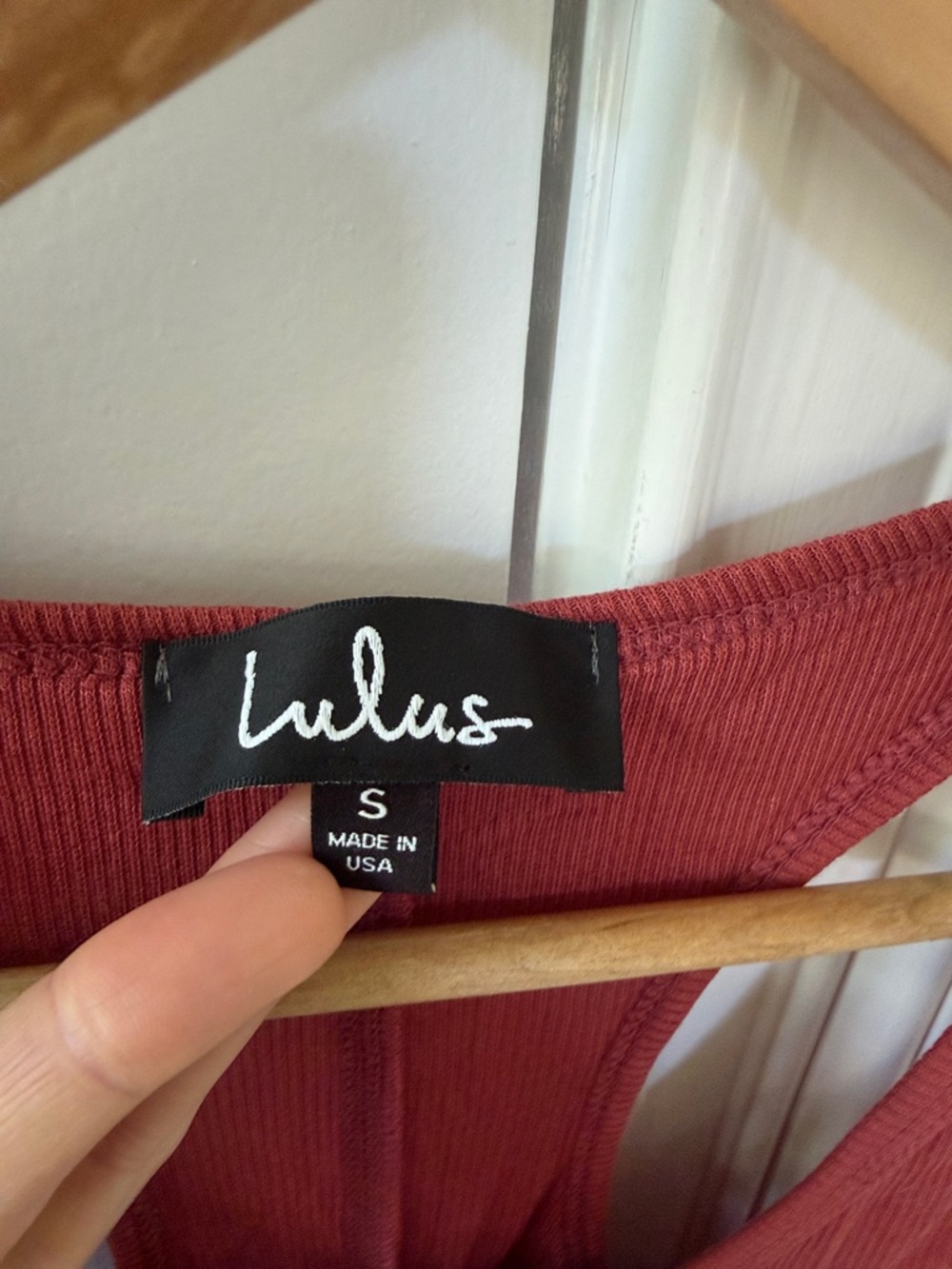 Lulu's Ribbed race back Tank size S - Picture 2 of 7